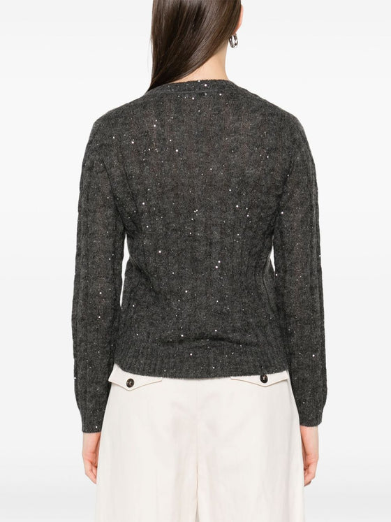 Brunello Cucinelli Sweaters Grey