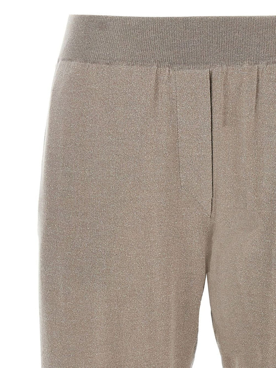 Brunello Cucinelli Lurex-detail trousers