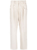 Brunello Cucinelli Elasticated straight-leg trousers