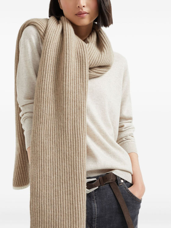 Brunello Cucinelli Ribbed scarf