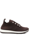 Jimmy Choo Veles Cashmere Melange Knit Trainers with Pearl Buttons