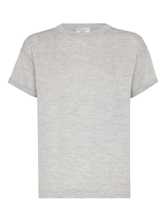 Brunello Cucinelli T-shirts and Polos Light Grey