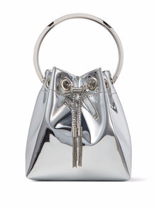  Jimmy Choo Bon Bon Mirror Fabric Mini Bag