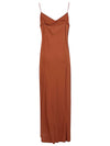 Alberto Biani Georgette long slip dress