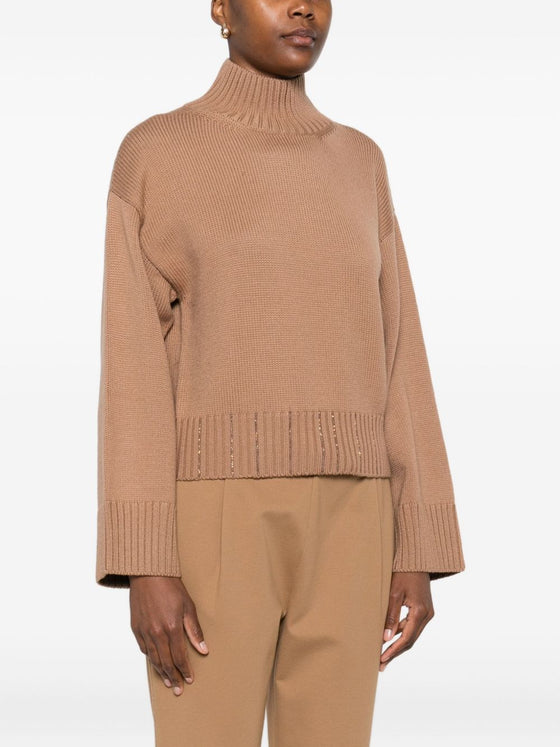 Fabiana Filippi Sweaters Camel