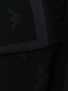Emporio Armani Allover logo wool scarf