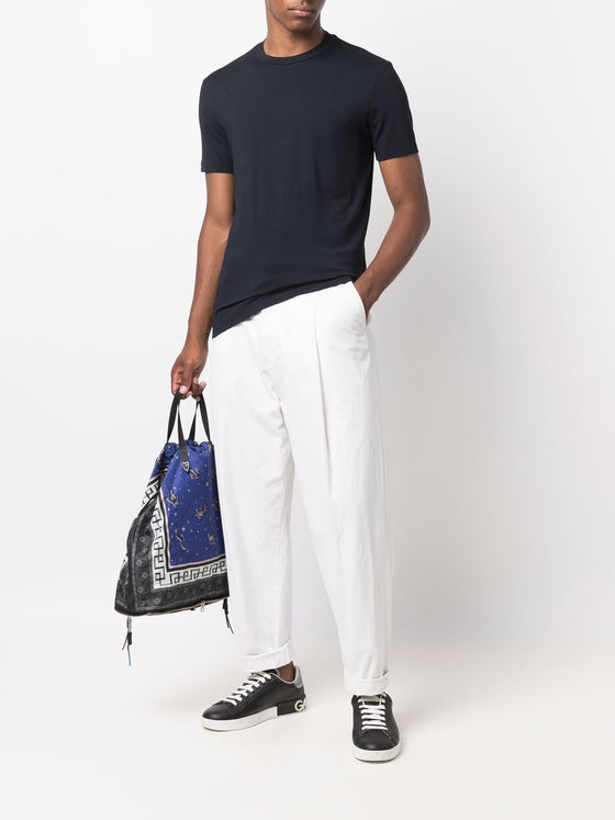 Emporio Armani Icon short-sleeved cashmere sweater