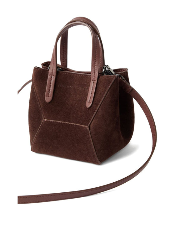 Brunello Cucinelli BC Duo mini suede bag