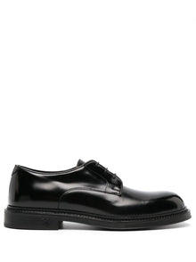  EMPORIO ARMANI EXCLUSIVE Derby shoes in buffed leather
