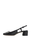 Jimmy Choo Elisa Sling Back 45 Patent and Nappa Leather Pumps