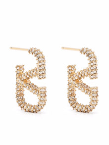  Valentino Garavani VLogo Signature strass earrings