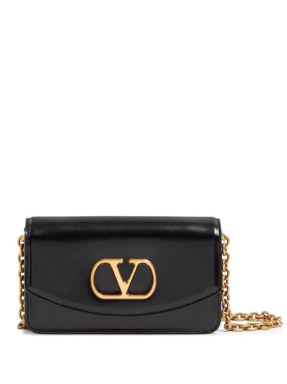 Valentino Garavani Vain small leather clutch