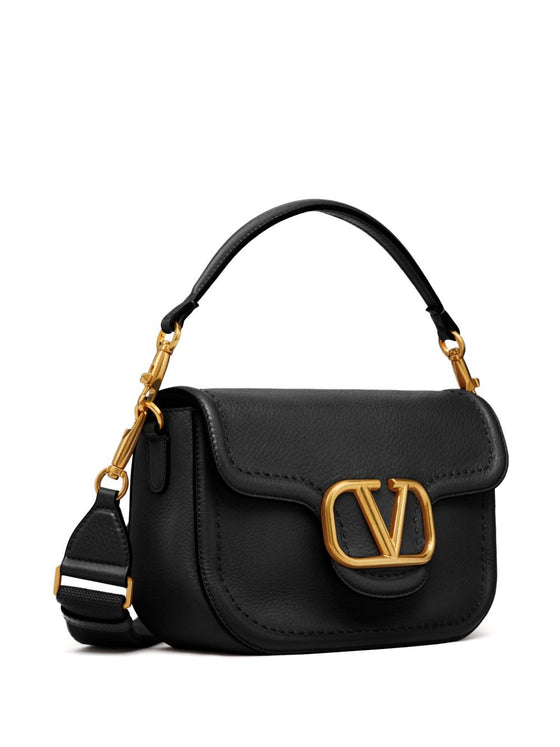 Valentino Garavani Alltime Grainy Calfskin Shoulder Bag