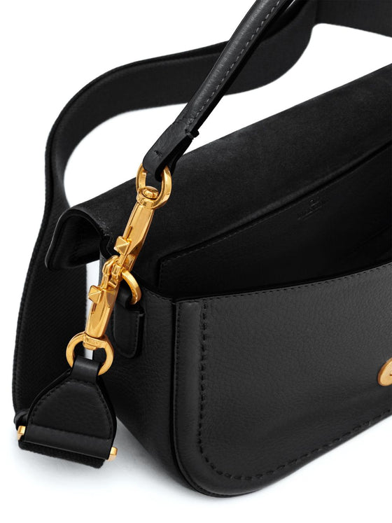 Valentino Garavani Alltime Grainy Calfskin Shoulder Bag