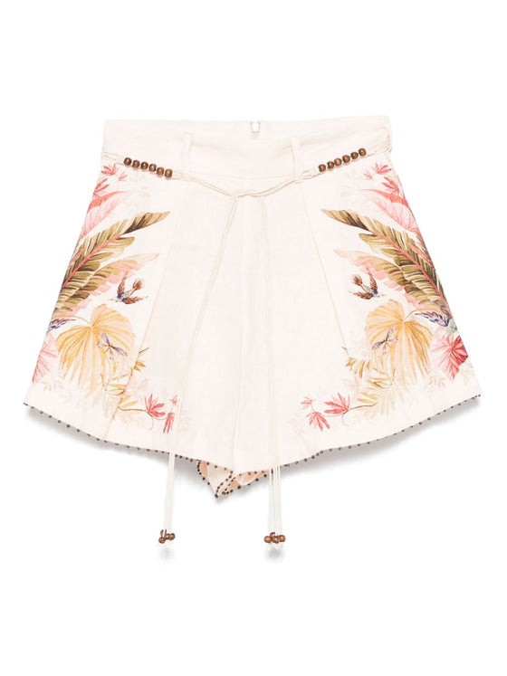 Zimmermann Ascension tuck shorts