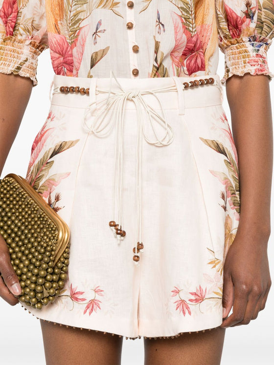 Zimmermann Ascension tuck shorts