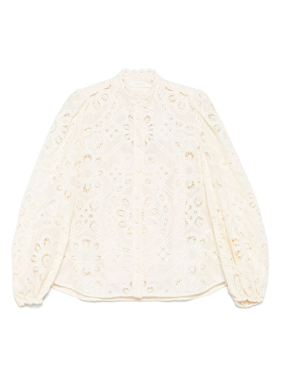 Zimmermann Shirts Ivory
