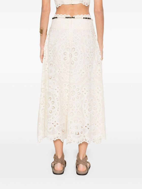 Zimmermann Skirts Ivory