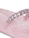 Jimmy Choo The Jelly Ballerina Flats with Crystal Embellishment