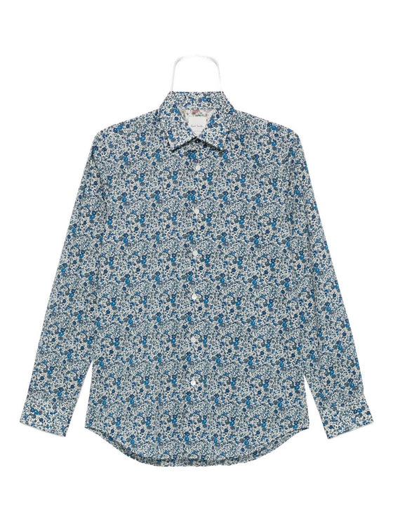 Paul Smith Shirts Clear Blue