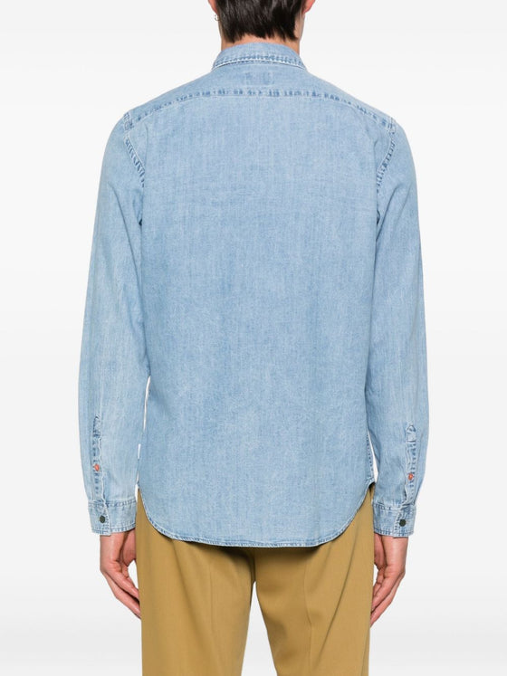 PS By Paul Smith Shirts Clear Blue