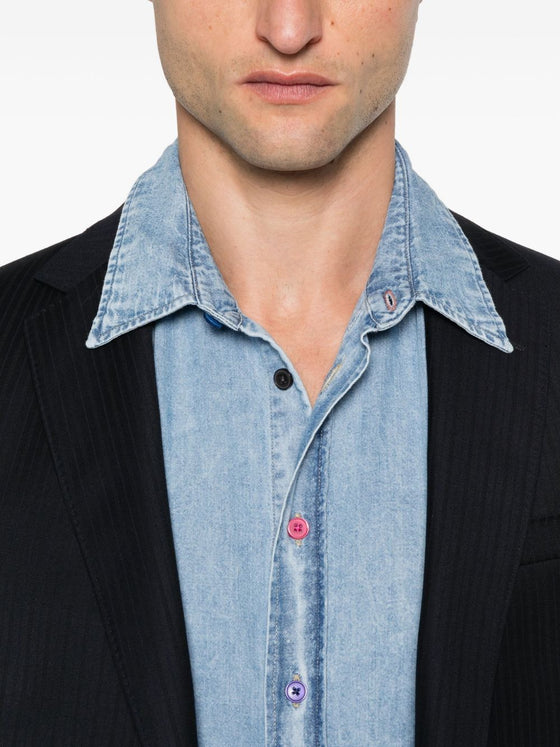 PS By Paul Smith Shirts Clear Blue