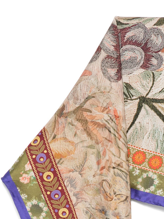 Pierre Louis Mascia Printed silk foulard
