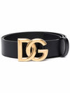Dolce & Gabbana DG Logo leather belt