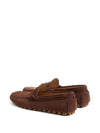 Valentino Garavani Fastaway Driver Moccasin In Deer Suede
