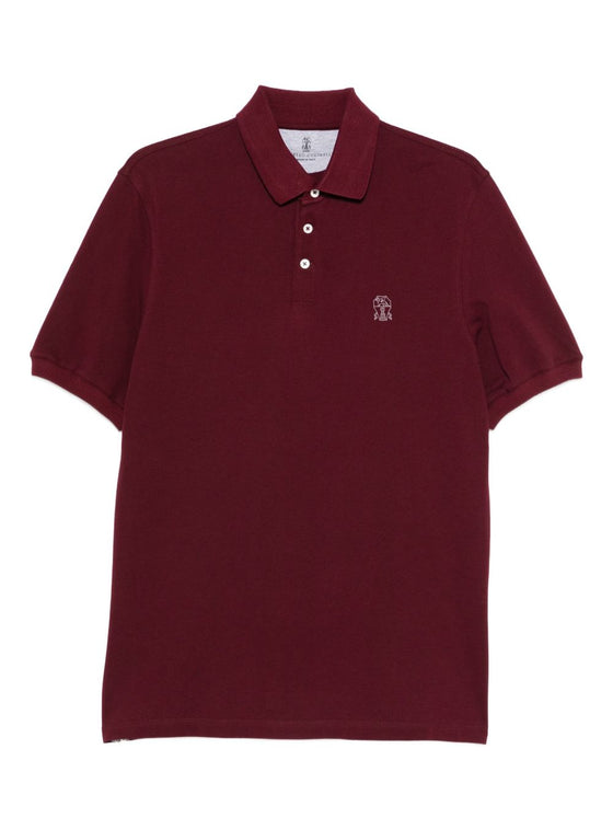 Brunello Cucinelli T-shirts and Polos Red
