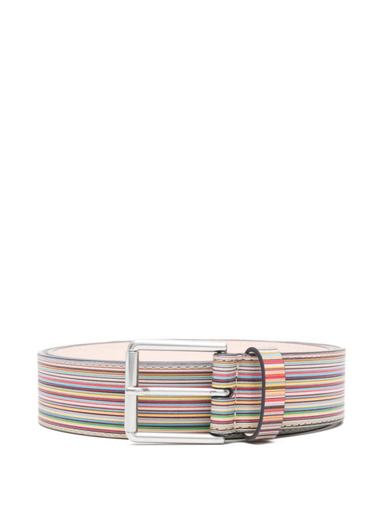 Paul Smith Striped leather belt