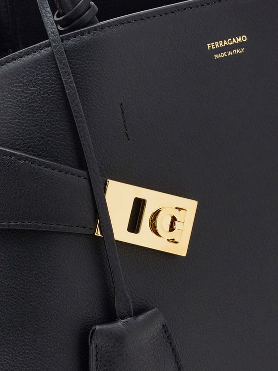 Ferragamo Medium Hug Gancini-buckle tote bag