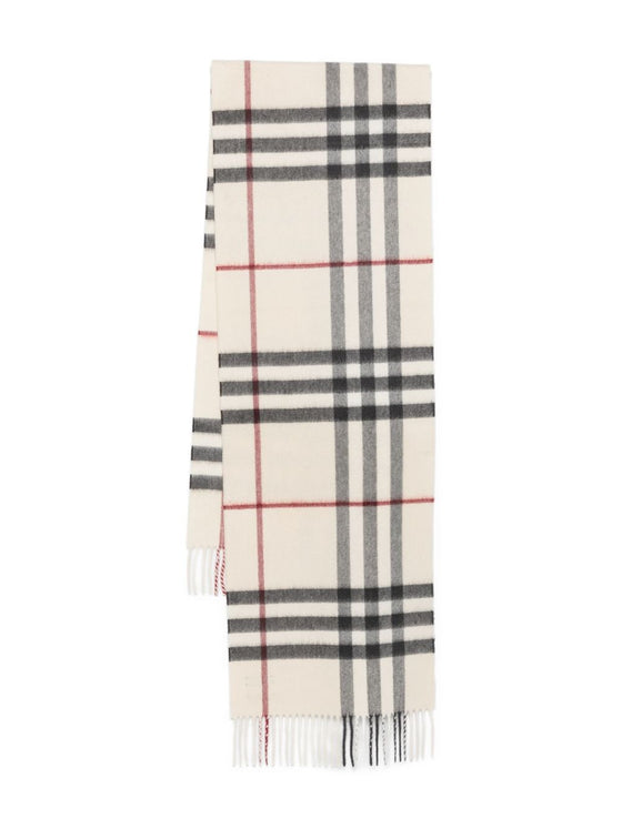 Burberry Check cashmere scarf