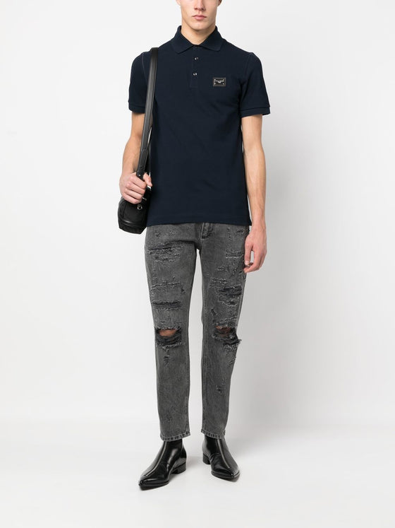 Dolce & Gabbana Logo cotton polo shirt