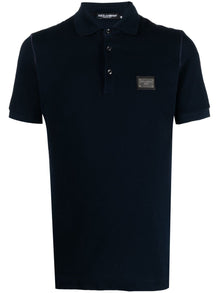  Dolce & Gabbana Logo cotton polo shirt