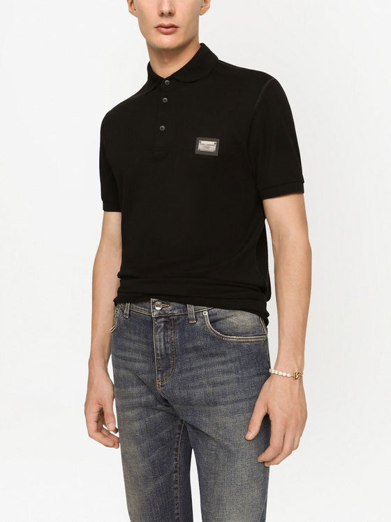 Dolce & Gabbana Logo cotton polo shirt