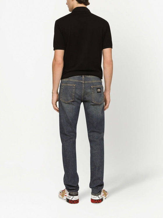 Dolce & Gabbana Logo cotton polo shirt