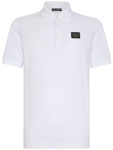  Dolce & Gabbana Logo cotton polo shirt