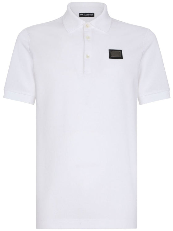 Dolce & Gabbana Logo cotton polo shirt