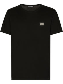  Dolce & Gabbana logo-tag Cotton T-shirt