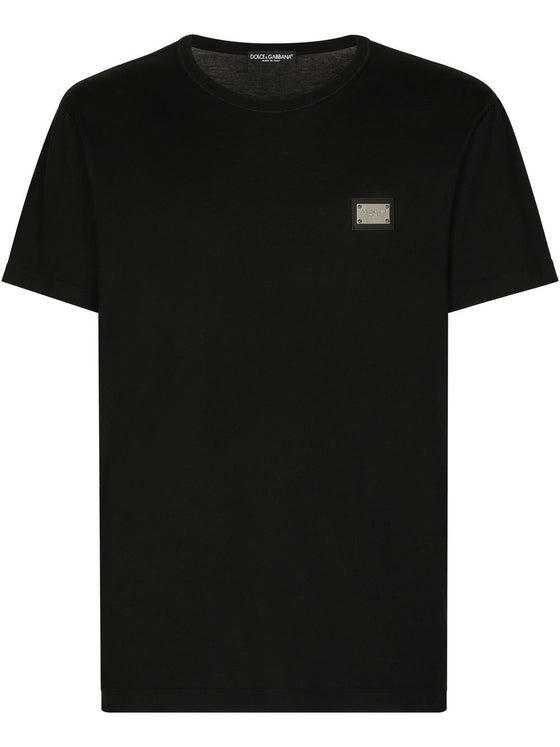 Dolce & Gabbana logo-tag Cotton T-shirt