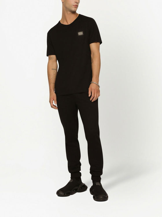 Dolce & Gabbana logo-tag Cotton T-shirt