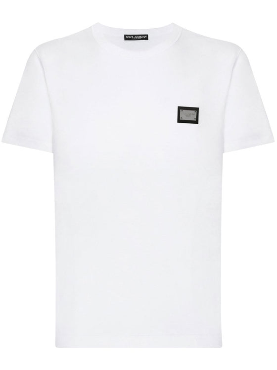 Dolce & Gabbana logo-tag Cotton T-shirt