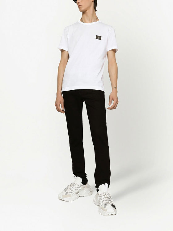 Dolce & Gabbana logo-tag Cotton T-shirt