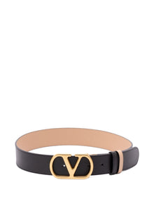  Valentino Garavani VLogo Signature leather reversible belt