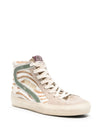 Golden Goose Slide in zebra-print pony skin with laminated leather flash