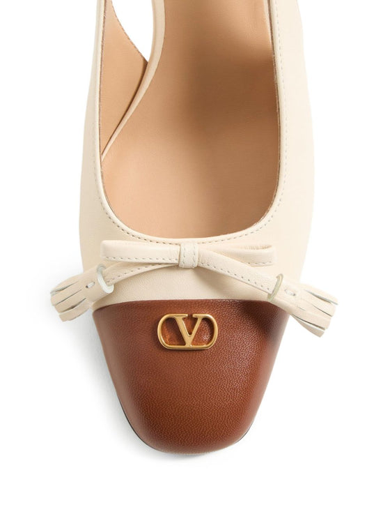 Valentino Garavani Valet Du Roi Goatskin Slingback Pump 60mm