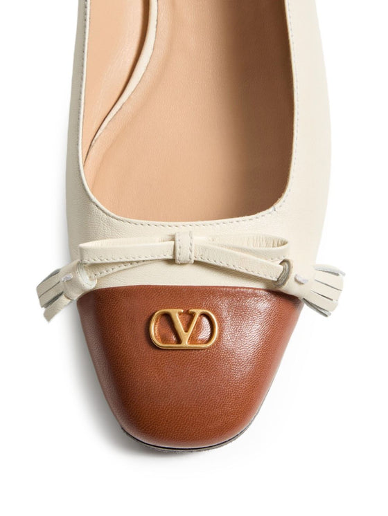 Valentino Garavani Valet Du Roi Ballerina In 25mm Kid