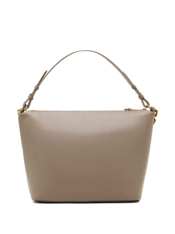 Emporio Armani Medium leather hobo bag with chain