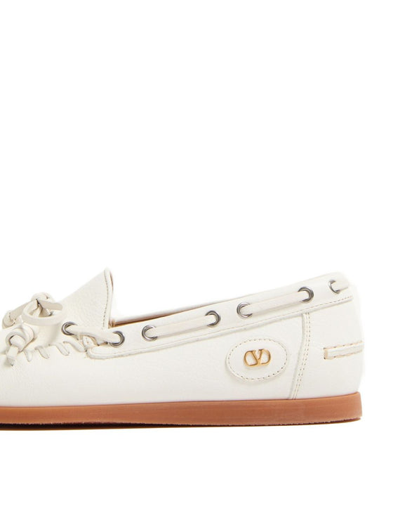 Valentino Garavani Palm Avenue Buffalo Boat Shoe